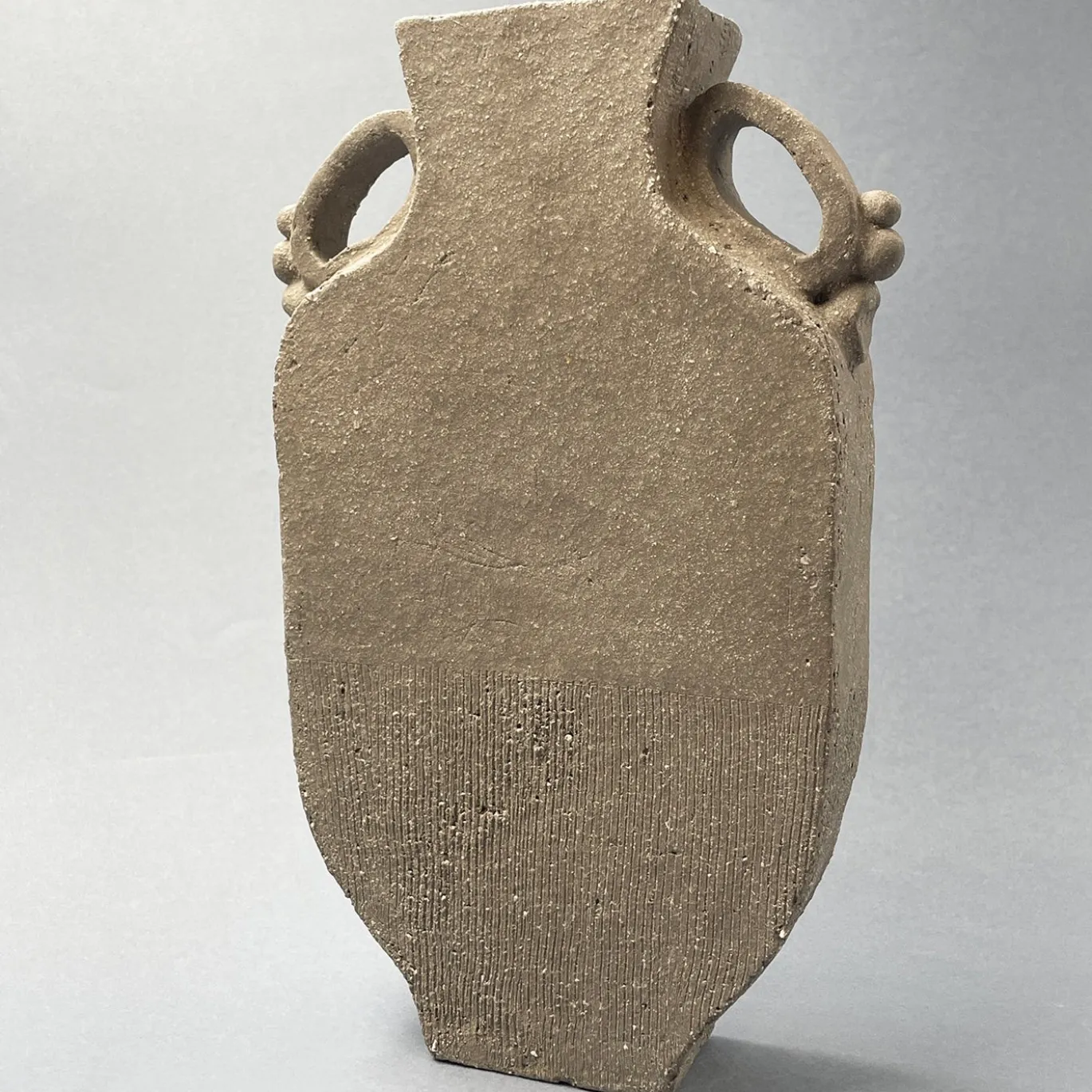 Vaso n. 67 in Ceramica Grigia Testurizzata