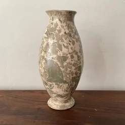 Vaso n. 154 Medio Effetto Marmo Vaso in Ceramica Verde