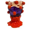 Vaso Nugget Extracolor Piccolo in Resina Rossa di Gaetano Pesce