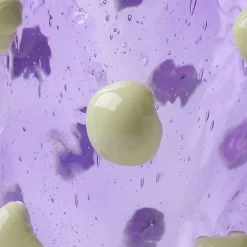 Vaso Nugget Grande in resina lilla e verde oliva di Gaetano Pesce