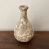 Vaso n.153 Vaso in ceramica effetto marmo verde e bianco