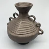 Vaso n. 25 Vaso in Ceramica Nera Testurizzata