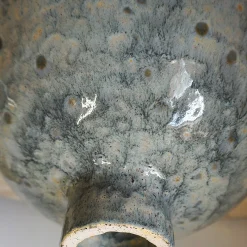 Vaso Odessa in ceramica smaltata azzurra