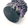 Vaso Onda metallizzato viola e nero