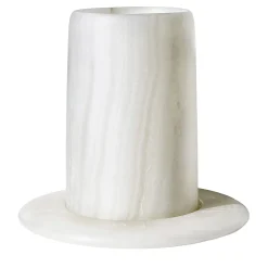 Vaso Papiro in onice bianco di Patricia Urquiola