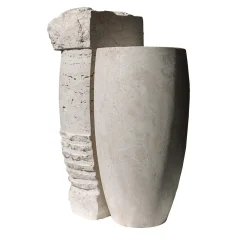 Vaso Past & Present in marmo