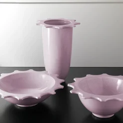 Vaso per fiori Bike in ceramica rosa