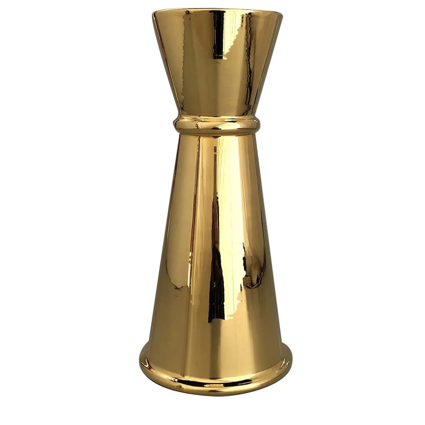 Vaso per fiori in terracotta Ginza Jigger Brass