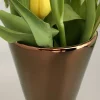 Vaso per fiori in terracotta Jigger Bronze