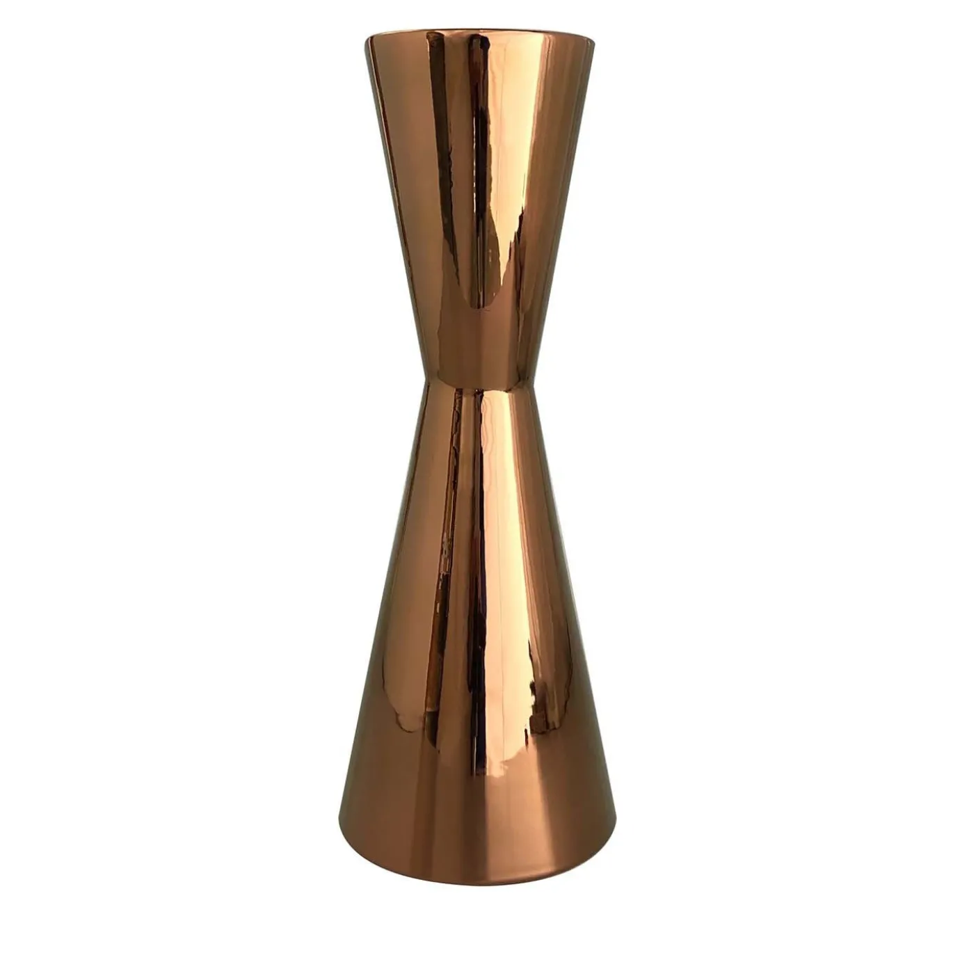 Vaso per fiori in terracotta Jigger Bronze