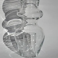 Vaso per idroponica in cristallo soffiato a mano in tre pezzi Alicudi