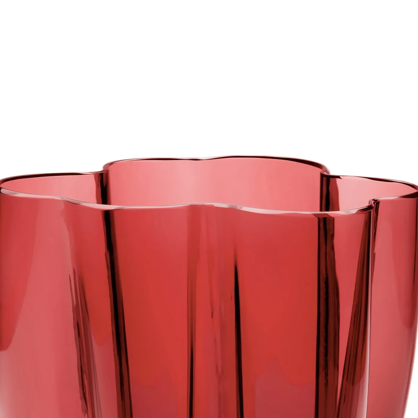 Vaso piccolo Petalo Oriental Red