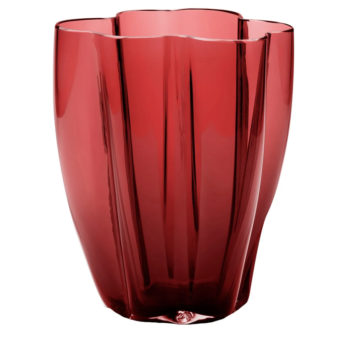 Vaso piccolo Petalo Oriental Red