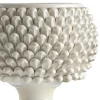 Vaso Pigna 25 in ceramica bianca