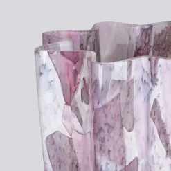 Vaso Pink Bucket in Vetro di Murano