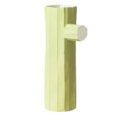 Vaso Pino Mono Corteccia A4/Verde Cenere