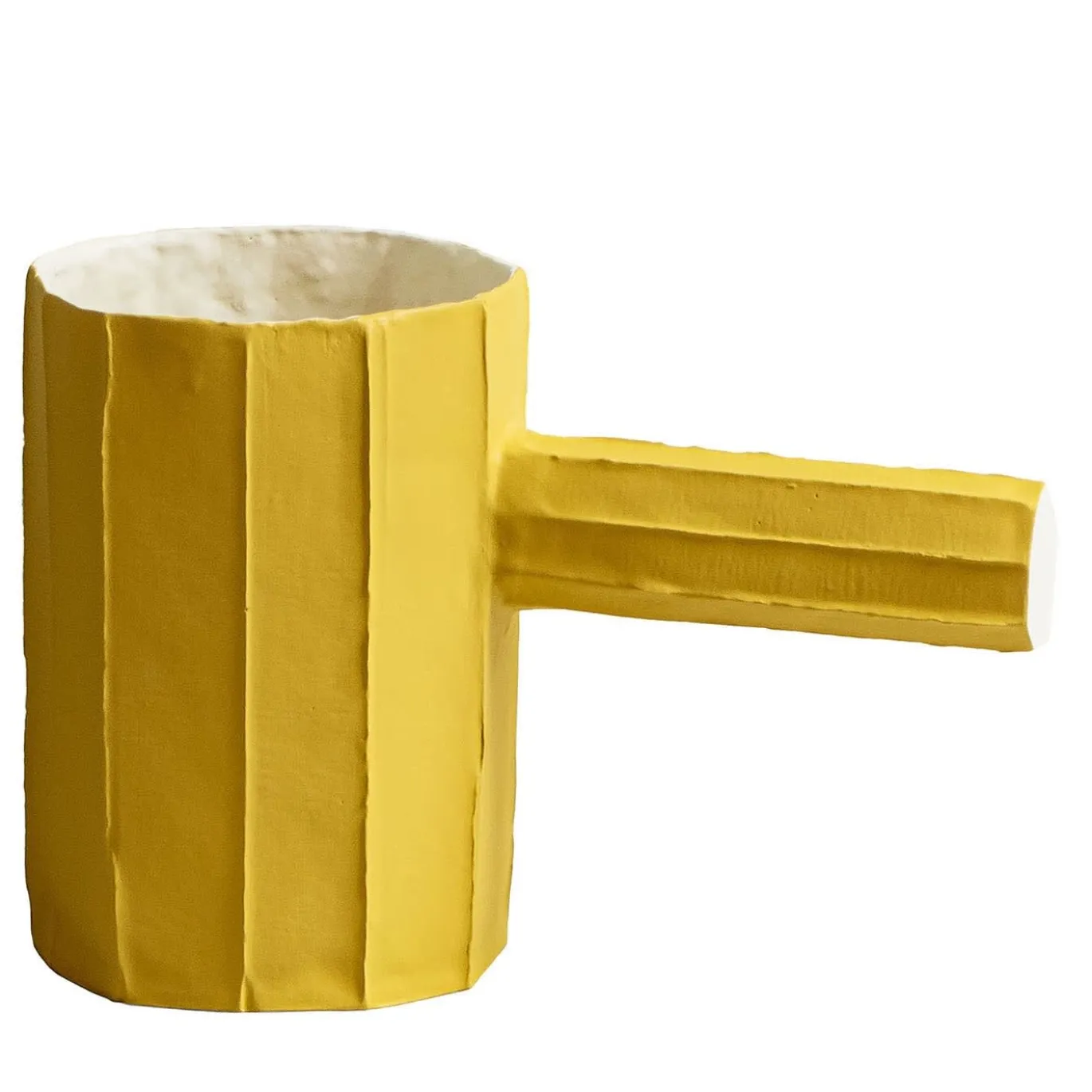 Vaso Pino Mono Corteccia E11/Senape Chiaro