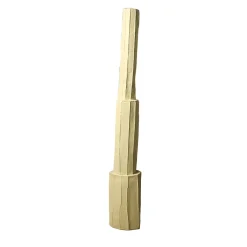 Vaso Pistillo Corteccia A11/Giallo Luce