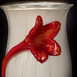 Vaso policromo con fiori Stmat