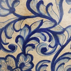 Vaso potiche Antique Blue Peacock