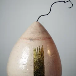 Vaso potiche in gres rosa