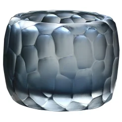 Vaso Pozzo Oceano in Vetro Blu