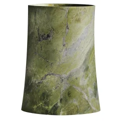 Vaso Princess L in Marmo Artik Green di Christophe Pillet