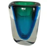 Vaso Quadro Alto Acquamarina