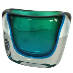 Vaso Quadro Piccolo Acquamarina