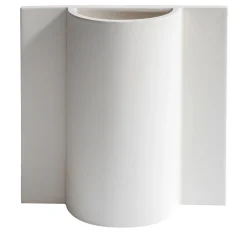 Vaso Queen in ceramica bianca