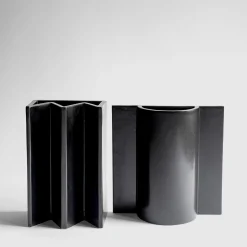 Vaso Queen in ceramica nera