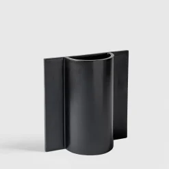 Vaso Queen in ceramica nera
