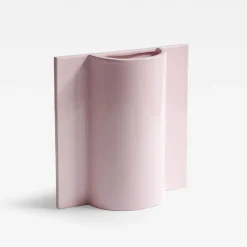 Vaso Queen in ceramica rosa