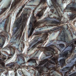 Vaso Radici in ceramica grigia testurizzata
