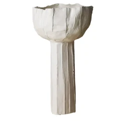 Vaso Ranuncolo Corteccia Bianco #2