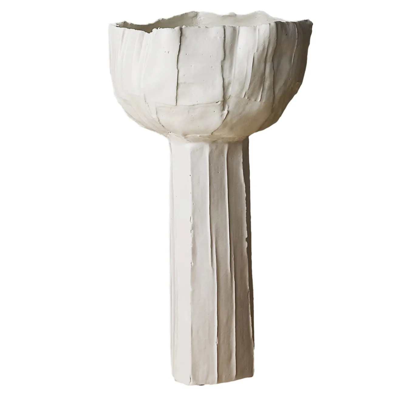 Vaso Ranuncolo Corteccia Bianco #2