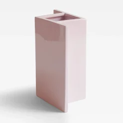 Vaso Rook in ceramica rosa