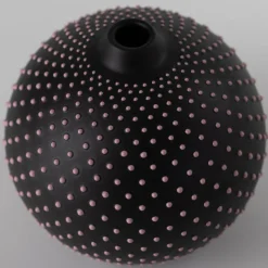 Vaso rosa a pois