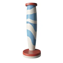Vaso rosso, blu e bianco di George J. Sowden