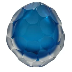 Vaso rotondo di acquamarina Invidia