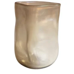 Vaso Sacco Antico in Vetro Beige