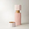 Vaso Safa Etero Corteccia C8/Pesca chiaro con Accento dorato