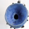 Vaso scultoreo in gres blu Oh Joan