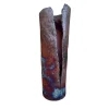Vaso scultoreo Rust 2 in ceramica iridescente