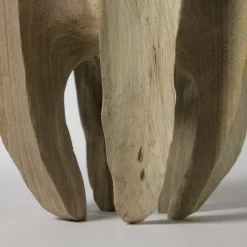 Vaso scultoreo Vase in Vase 1 in legno di noce Juglans regia