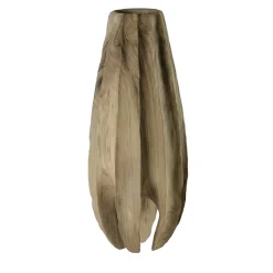 Vaso scultoreo Vase in Vase 1 in legno di noce Juglans regia