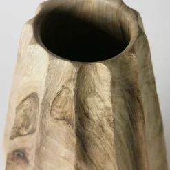 Vaso scultoreo Vase in Vase 1 in legno di noce Juglans regia