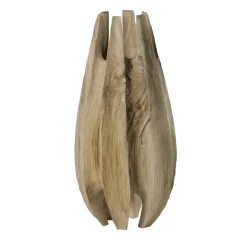 Vaso scultoreo Vase in Vase 2 in legno di noce Juglans Regia