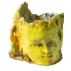 Vaso scultura in ceramica policroma Il Sole E' In Me