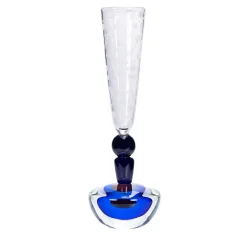 Vaso-scultura in vetro di Murano Unicum #1